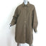 The Frankie Shop Karole Long Sleeve Shirt Dress Olive Cotton One Size