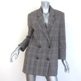 The Kooples Oversized Double Breasted Glen Check