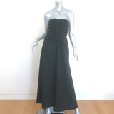 The Row Bima Gathered Strapless Maxi Dress