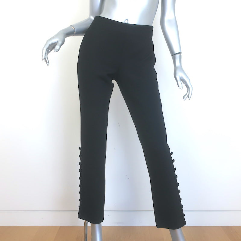 The Row Blaire Side-Button Cropped Pants