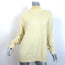 The Row Ciba Cashmere Turtleneck Sweater Pale Yellow Size Small