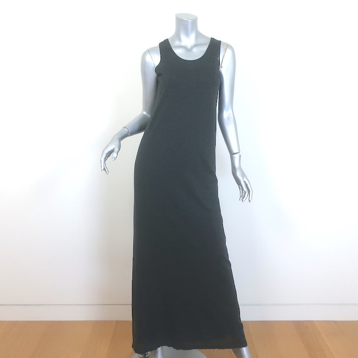 The Row Farissa Knit Maxi Dress Dark Grey 