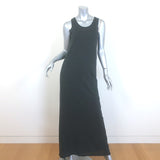 The Row Farissa Knit Maxi Dress Dark Grey 