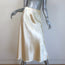 The Row Medela Satin Midi Skirt Ivory Size Extra Small