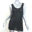 The Row Scoop Neck Tank Top Black Jersey Size Medium