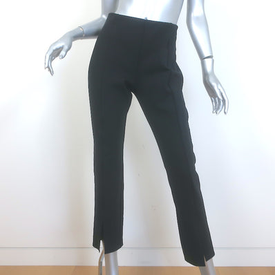 The Row Thilde Slit-Front Skinny Pants Black 