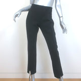 The Row Thilde Slit-Front Skinny Pants Black 