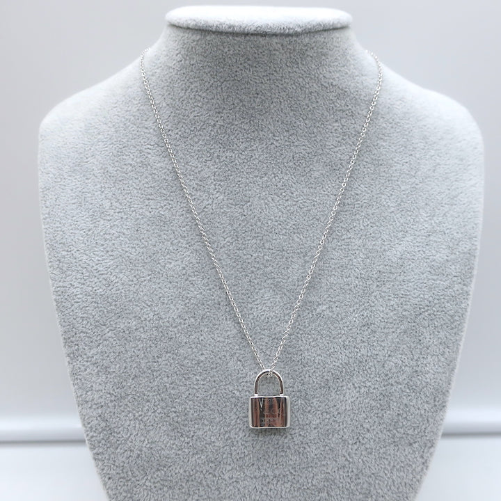 Tiffany &amp; Co. 1837 Padlock Necklace Sterling Silver