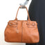 Tod's Buckled Tote Camel Grained Leather Medium Shoulder Bag