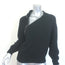 Tom Ford Diagonal-Zip Sweater Black Cashmere-Cotton Size Extra Small