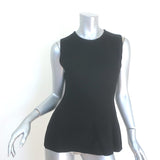 Toteme Contour Rib Tank Top Black Knit Size Extra Small