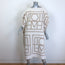 Toteme Monogram Jacquard Beach Dress Sand Cotton-Blend One Size