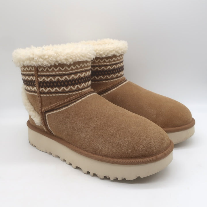 UGG Classic Mini Atherson Shearling Ankle Boots 