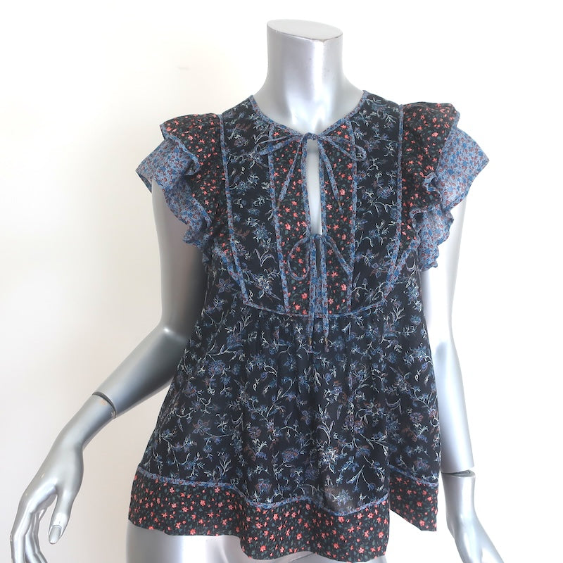 Ulla Johnson Cora Flutter Sleeve Top 