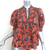 Ulla Johnson Desdra Short Sleeve Top Amaryllis 