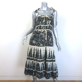 Ulla Johnson Indah Dress Tie-Strap Midi Dress 