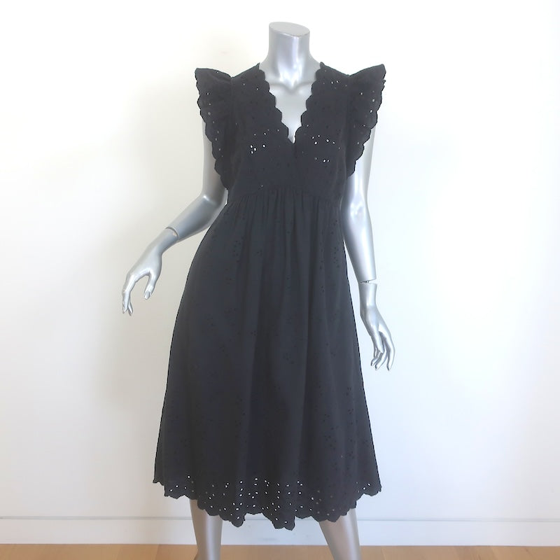 Ulla Johnson Louise Eyelet-Embroidered Midi Dress 