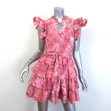 Ulla Johnson Lulua Ruffled Mini Dress Pink