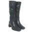 Vagabond Shoemakers Hedda Knee High Boots Black Leather Size 38 NEW