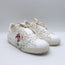 Valentino + Inez & Vinoodh Rockstud Floral Untitled Sneakers White Size 38.5