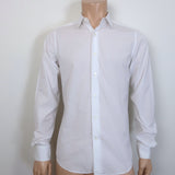 Valentino Long Sleeve Button Down Shirt White Cotton Size 38 / 15
