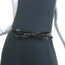 Valentino Skinny Bow Belt Black Patent Leather Size 90 US 36