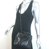 Valentino Small Roman Stud The Handle Bag Black Leather Chain Strap Crossbody