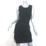 Valentino Tiered Ruffled Stretch Knit & Lace Sleeveless Dress Black Size Medium