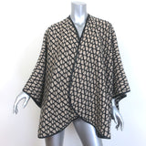 Valentino Toile Iconographe Cape Beige/Black Cashmere-Blend 