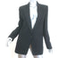 Vanessa Bruno Blazer Black Virgin Wool Size 38 One-Button Jacket