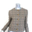 Veronica Beard Andrea Plaid Jacket Russet Multi Wool-Blend Size 2 NEW