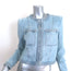 Veronica Beard Arrowe Braided Denim Jacket Light Blue Size 4