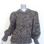 Veronica Beard Chaya Puff Sleeve Sweater Multicolor Alpaca-Blend Size Large