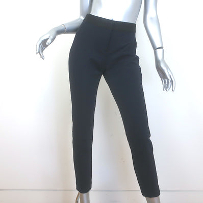 Veronica Beard Grosgrain-Trimmed Scuba Leggings