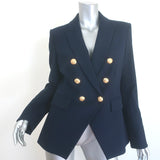 Veronica Beard Miller Dickey Jacket Navy Size 8 Double Breasted Blazer