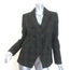Veronica Beard Miller Plaid Dickey Jacket Forest Green Virgin Wool Size 4
