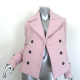 Veronica Beard Peacoat Pink Wool-Blend Size 0 Double Breasted Jacket