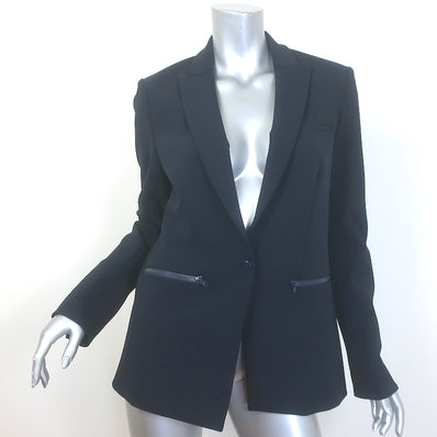 Veronica Beard Scuba Dickey Jacket Navy