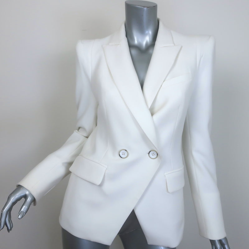 Veronica Beard Thaddeus Dickey Jacket Cream Size 2 