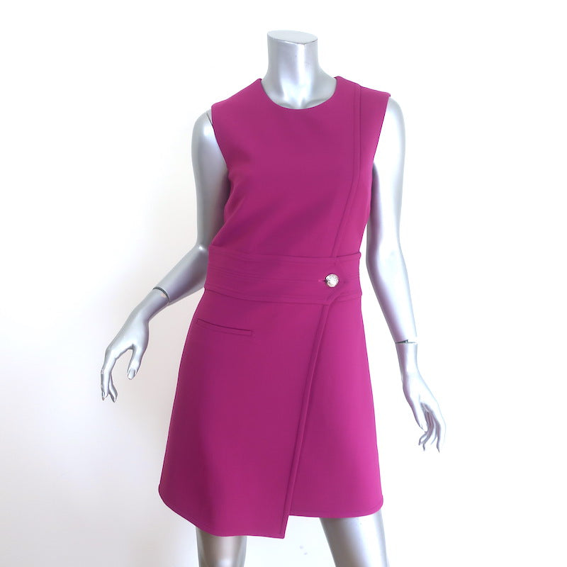 Veronica Beard Velma Wrap-Effect Mini Dress