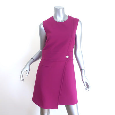 Veronica Beard Velma Wrap-Effect Mini Dress