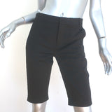 Vince Coin Pocket Bermuda Shorts Black Stretch Cotton Size 2