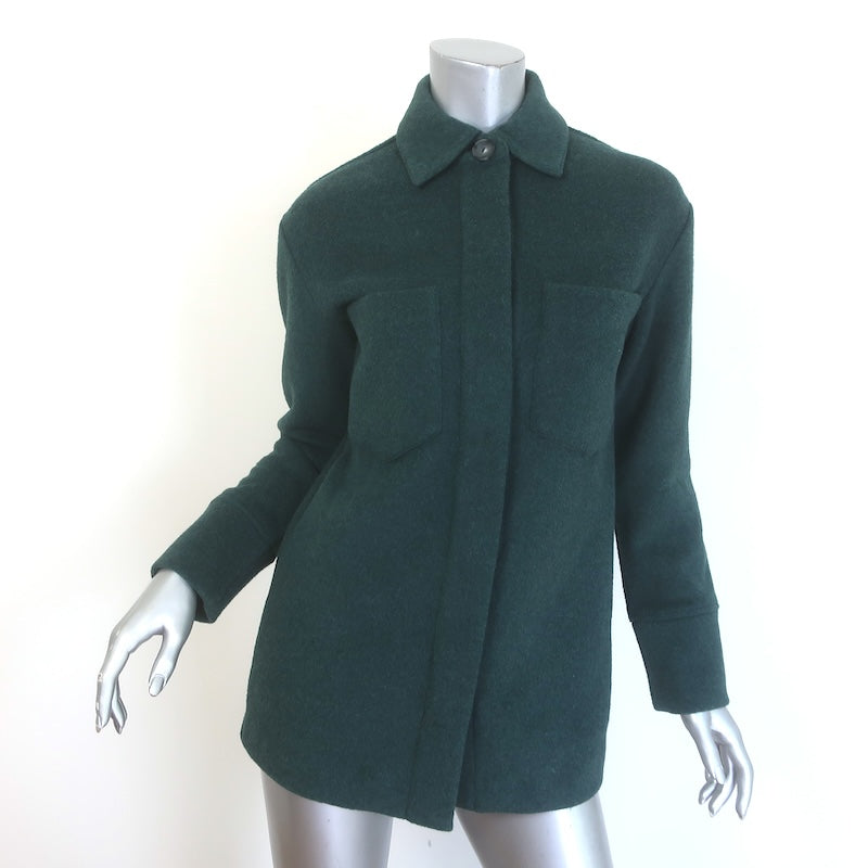 Vince Oversize Shirt Jacket Teal