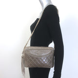 Vintage Chanel CC Tassel Small Camera Bag 