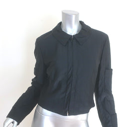 Vintage Chanel Identification 00T Quilted Nylon Zip-Up Jacket