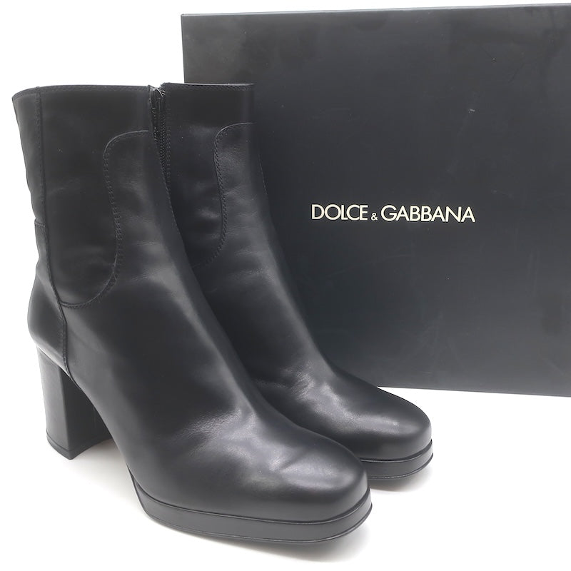 Vintage Dolce & Gabbana Platform Ankle Boots