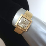 Vintage Omega 14K Gold Mesh Watch