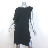 Vionnet Asymmetric One-Shoulder Dress Black
