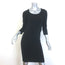 Wolford Barcelona 3/4 Sleeve Dress Black Stretch Knit Size Small