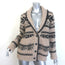 XIRENA Vail Fair Isle Cardigan Oatmeal Alpaca-Blend Size Small